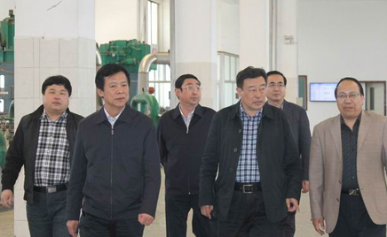 呼市市委常委、市委統(tǒng)戰(zhàn)部長云建東等一行來托縣調(diào)研時(shí)到我公司視察指導(dǎo)工作